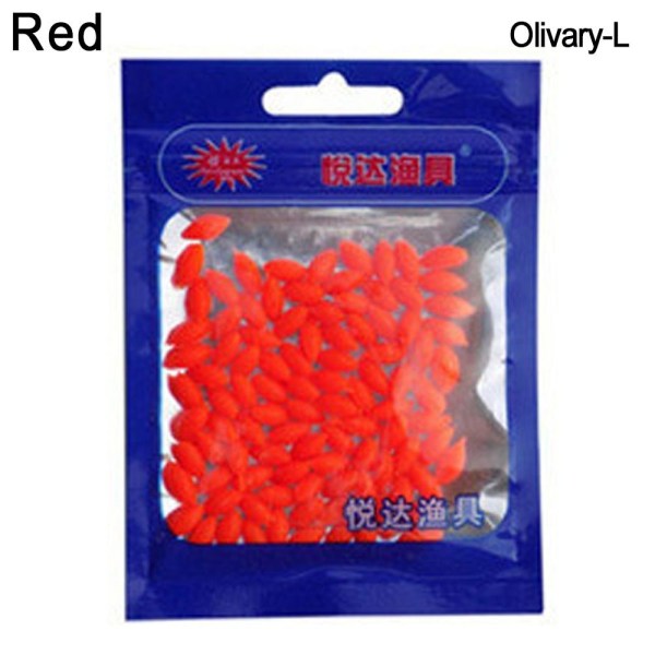 Float Tail Silmäänpistävä pavut Liikkuvat Float RED OLIVARY-L Red olivary-L-olivary-L