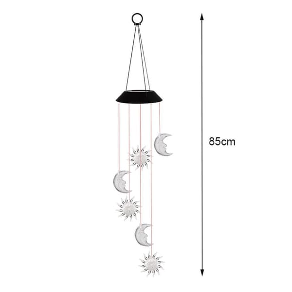 Auringon valon tuulikellot LED