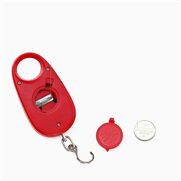 Mini Digital Scale Matkatavaravaaka PUNAINEN red