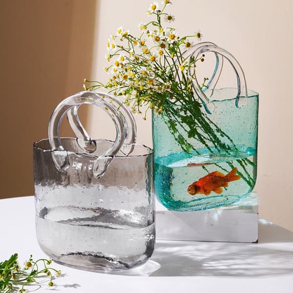 Glasvaser Kurvepose TRANSPARENT transparent