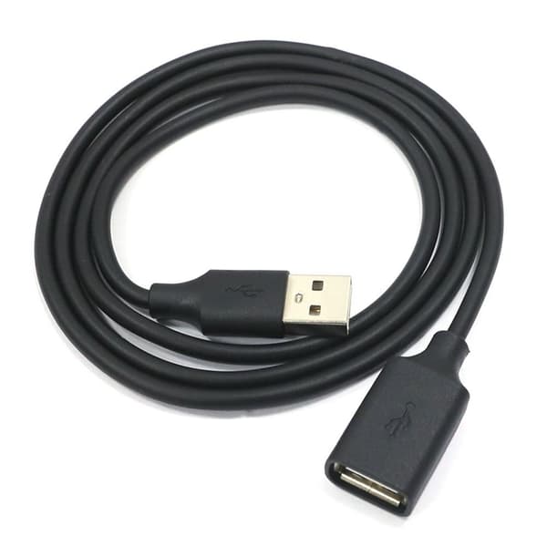 2kpl USB datakaapelin jatkodatakaapeli SILVER 1M Silver 1M