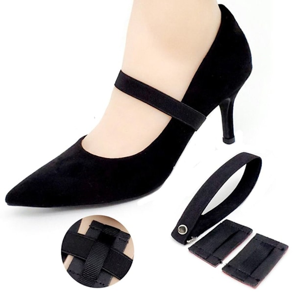 Högklackat Bundle Lazy Skosnören SVART black
