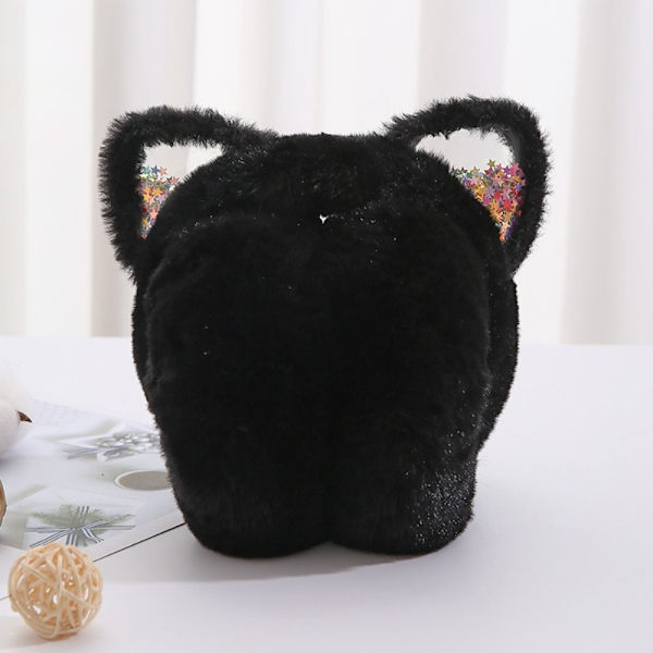 Korvanlämmitin Taitettava cover KISSA KORVAT-MUSTA KISSA KORVAT-MUSTA Cat Ears-Black