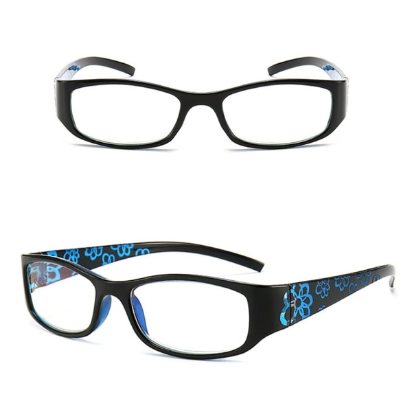 Anti-Blue Light lukulasit Neliönmuotoiset silmälasit PUNAINEN VAHVUUS Red Strength 250