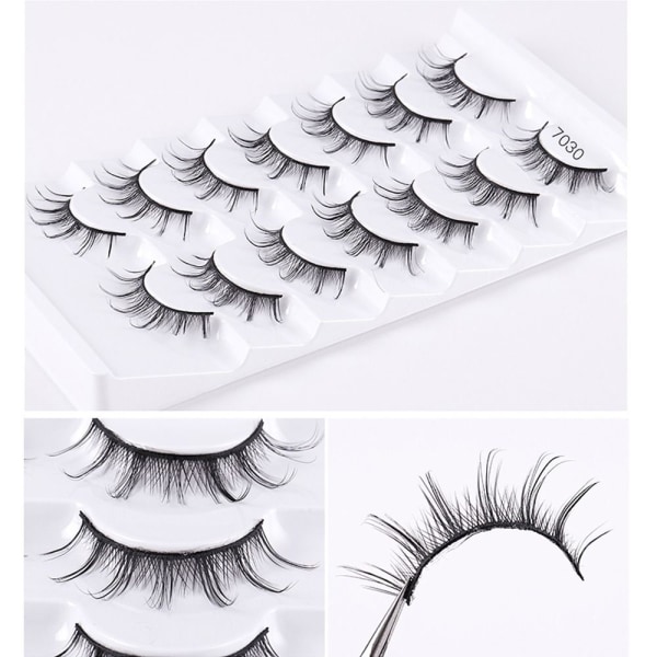 Manga Lashes falske øyevipper 7036 7036 7036