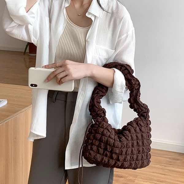 Cloud Taske Plisseret Taske SORT Black