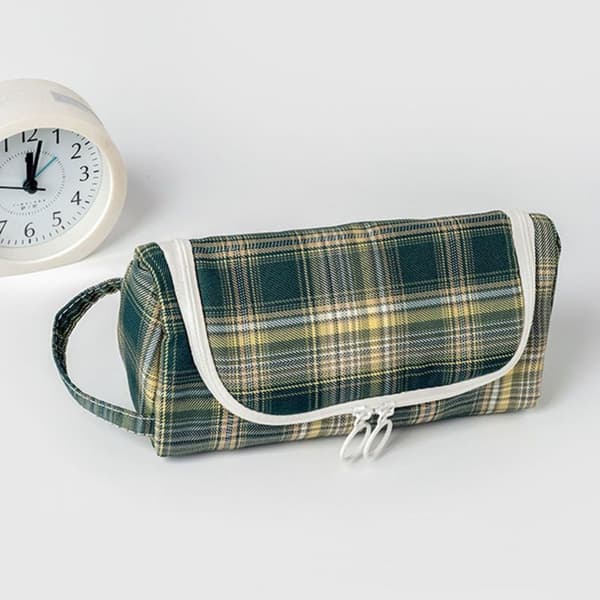 Canvas Case Ruudullinen kynälaukku BB B