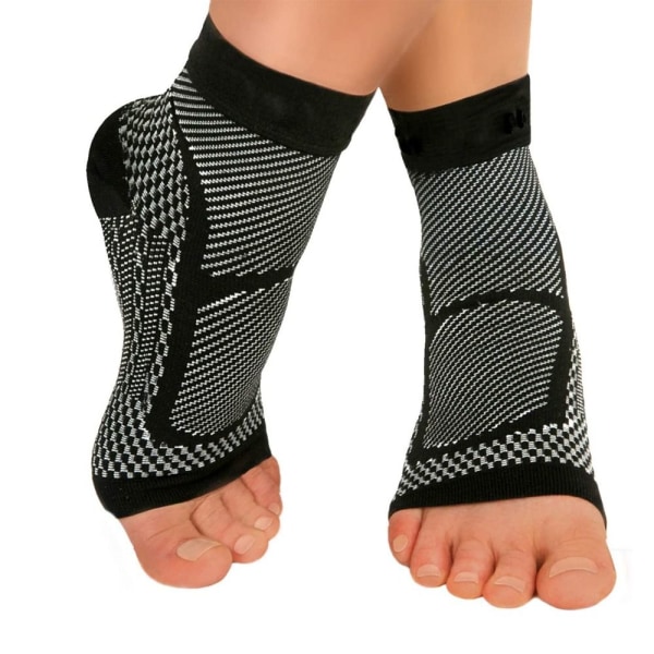 Kompressionsstrømper Fodbøjle SORT S/M Black S/M