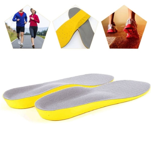 Ortotiska innersulor Arch Support Innersulor GUL L Yellow L