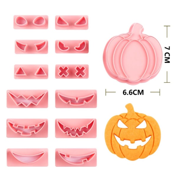 Halloween Cookie Cutters Cookie Form Pressable Biscuit Stamp