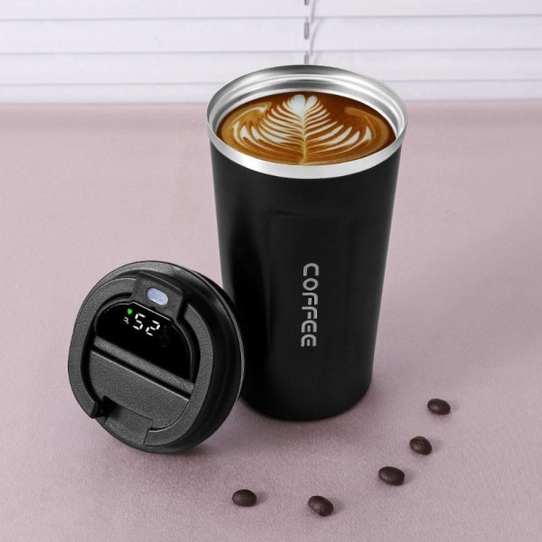 Kaffemugg Isolerad kopp SVART Black