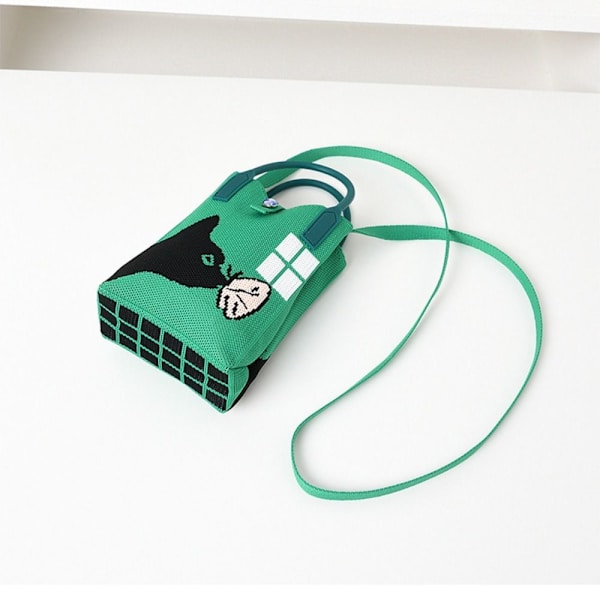 Knit Handbag Knot Wrist Bag 5 5 5