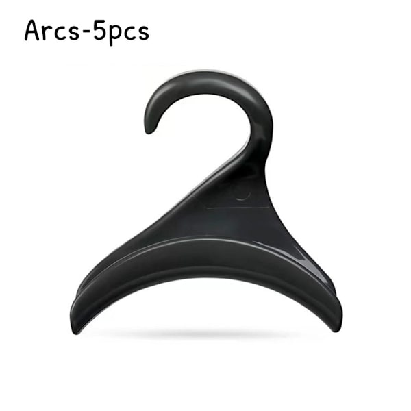 12st utrymmesbesparande galgar Krokar Klädhängare Connector Krokar Arcs-5pcs