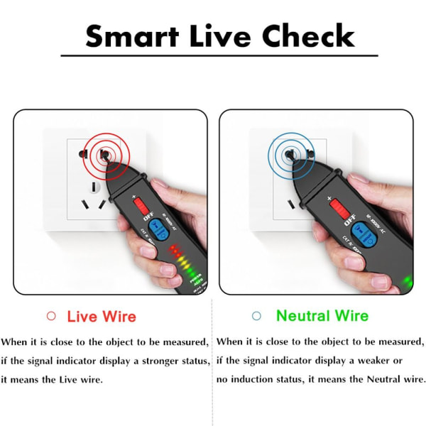 AC Voltage Detector Tester Kynän jännitteen ilmaisin