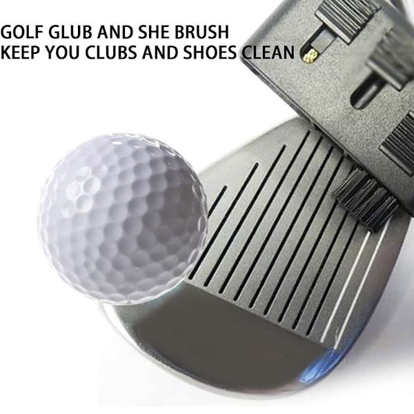 3 kpl Golf Club Brush Groove Cleaner puhdistusharja 3Pcs