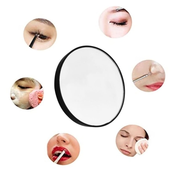 Makeup Spejl 10/20/30x Forstørrelsesspejl HVID 10X 10X white 10X-10X