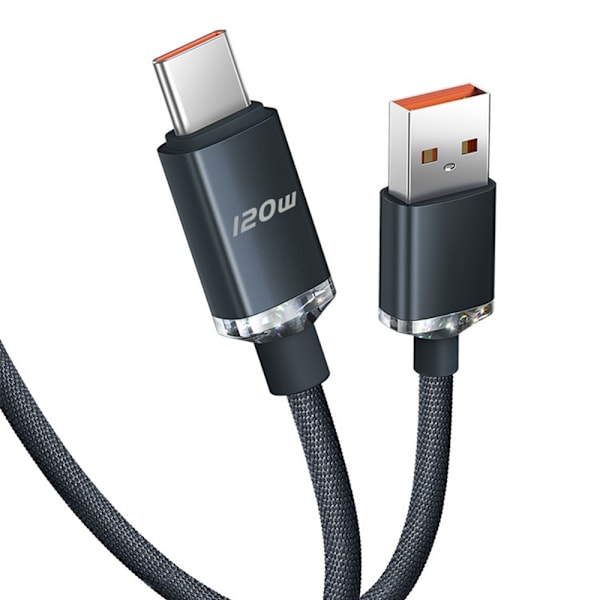Type C Ladekabel Mobiltelefon Ladekabel BLÅT 25 CM 25 Blue 25 cm-25 cm