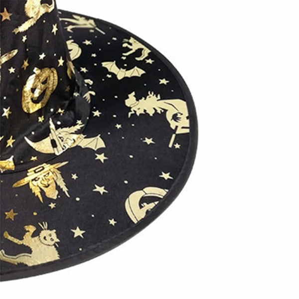 Wizard Hat Party Hat BLÅT GULD BLÅT GULD Blue Gold
