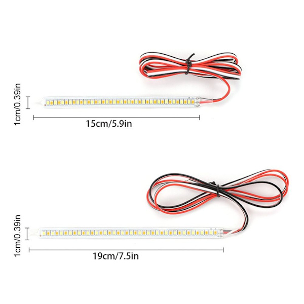 2kpl auton merkkivalo virtaava suuntavalo 19cm 19CM