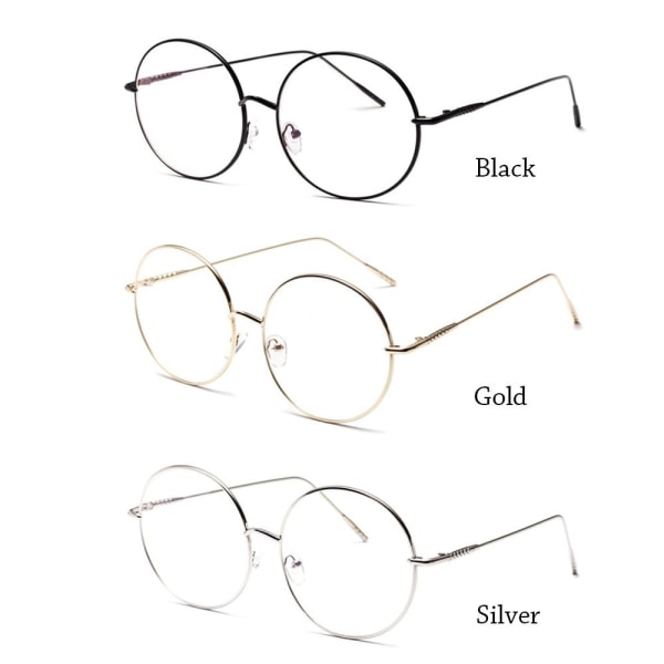Runde briller Brilleinnfatning GULL Gold