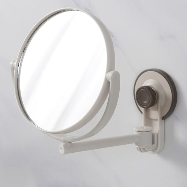360° roterende selvklebende baderomssminke Dobbeltsidig speil