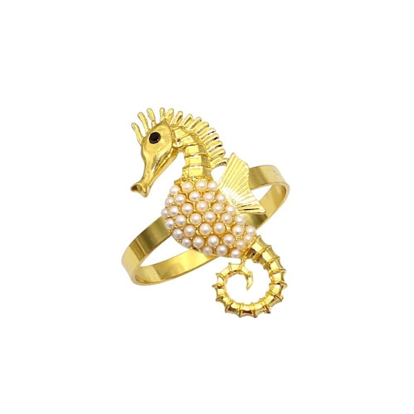2/4 stk Seahorse Serviettringer Munnring 2STK 2STK 2PCS
