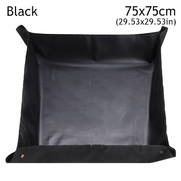 Trädgårdspad Planteringsmatta SVART 75X75CM black 75x75cm
