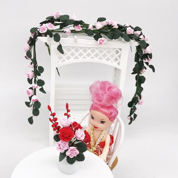 Mini String Flower Christmas Tree Garlands 3 3 3