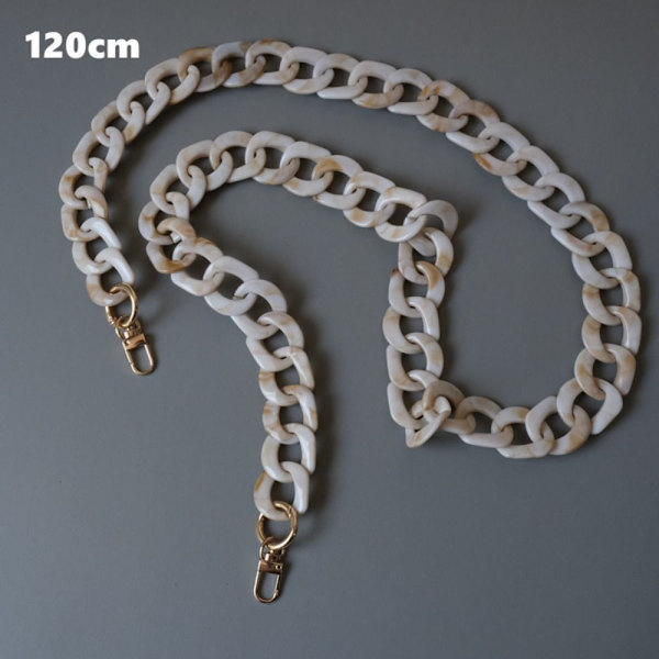 Akrylharpiksposekæder Skuldertaskestropper 120CM D 120CM D 120cm D