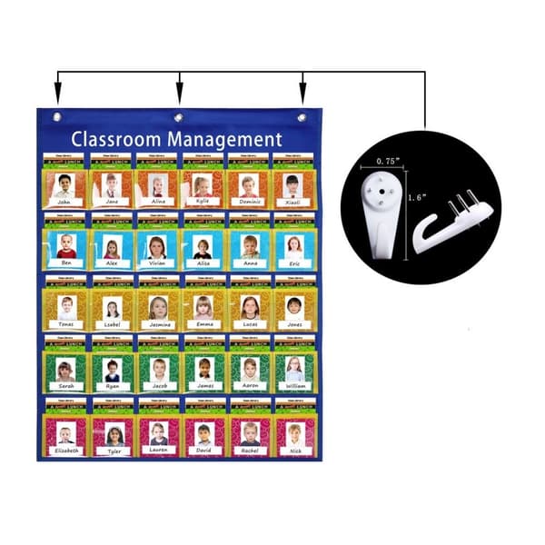 Pocket Chart Behavior Chart-navnekort
