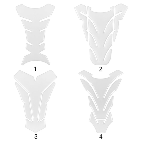 3D-kalanluutarrat Moottoripyörän polttoainesäiliön tarrat 2 2 2