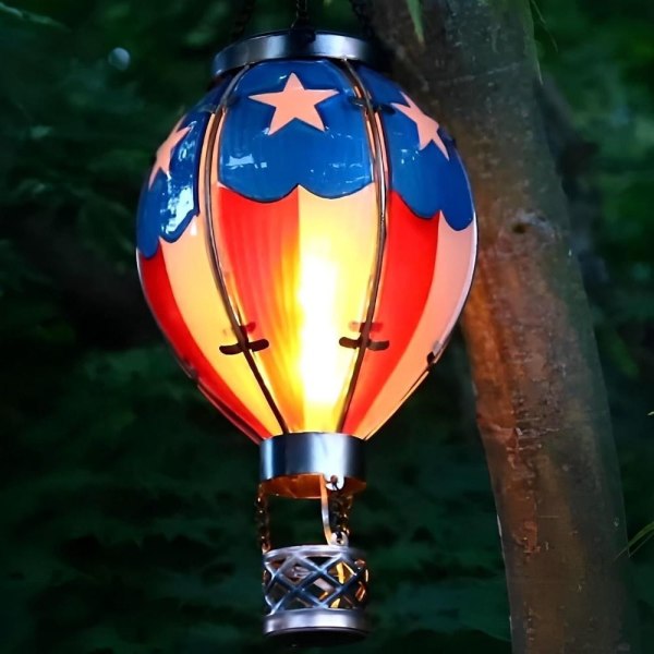 Varmluftsballon Lantern Solar Lantern Varmluftsballon dekoration