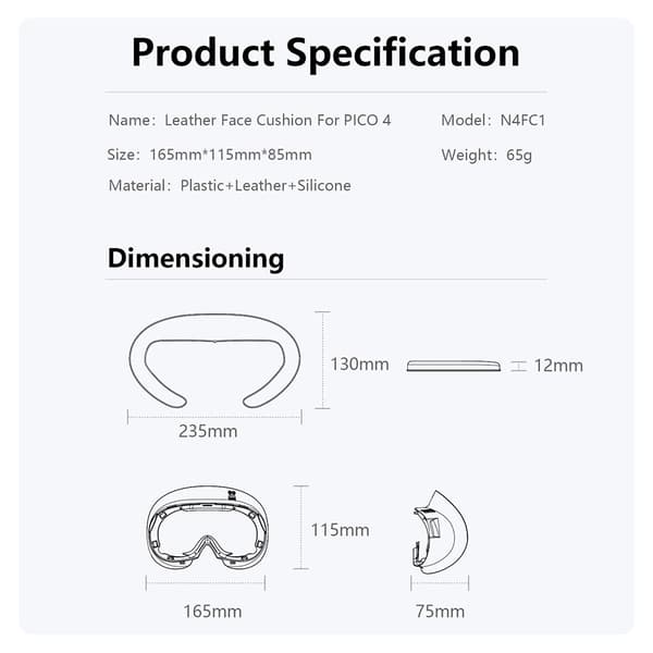 VR Face Pad VR Face Cushion 1 1 1
