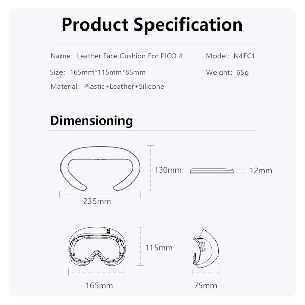 VR Face Pad VR Face Cushion 4 4 4