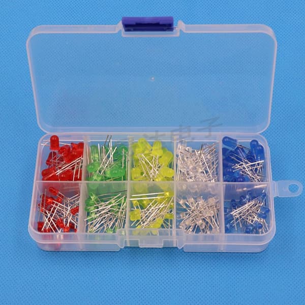 200st LED Lamp Beads 5mm LED Light Light Emitting Diode 3mm and 5mm200pcs