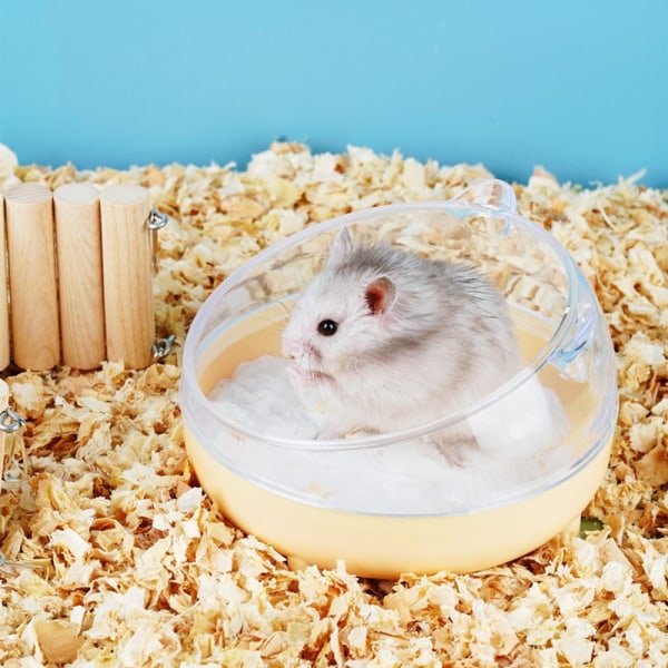 Hamster Sand Bath Container Hamster Sand Bath Box BLÅ Blue