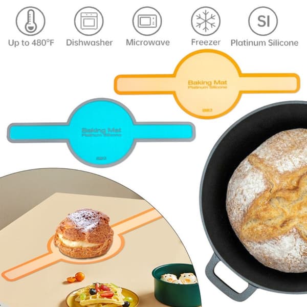 2 st Brödlyft Brödbakningsmatta Bakmatta SET