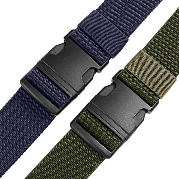 Militærbælte til mænd med lynspænde KHAKI khaki