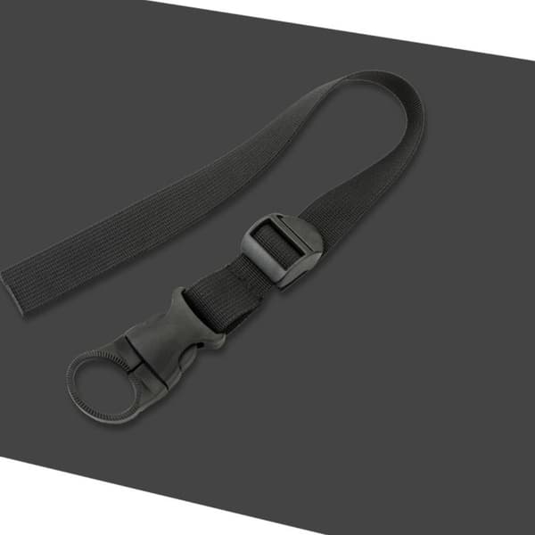 2st Molle Webbing Karbinhake Ryggsäck Spänne Fäst Quickdraw Black