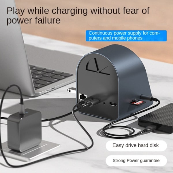 USB HUB Type-C -telakointiasema 4K HDMI -yhteensopiva