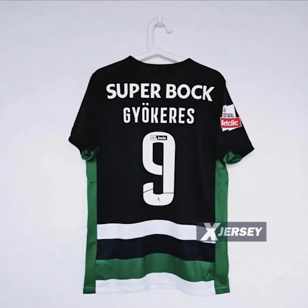 2024-2025 Sporting CP fotballdrakt nr. 9 Viktor Gyökeres M