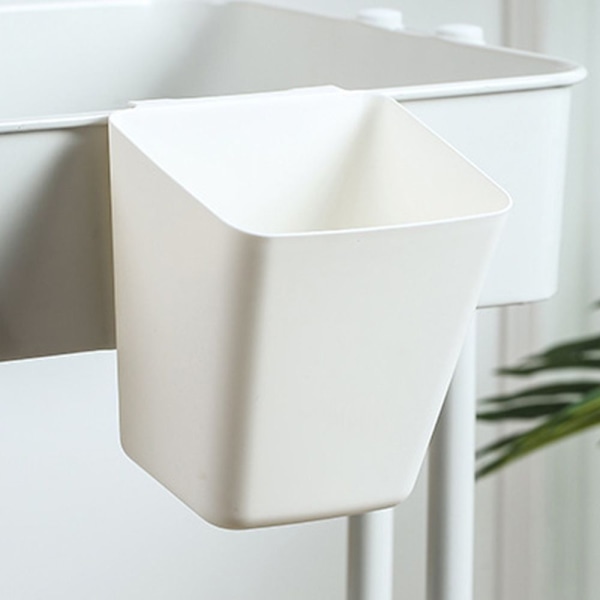 Oppbevaringspose Desktop Oppbevaringskurv HVIT White