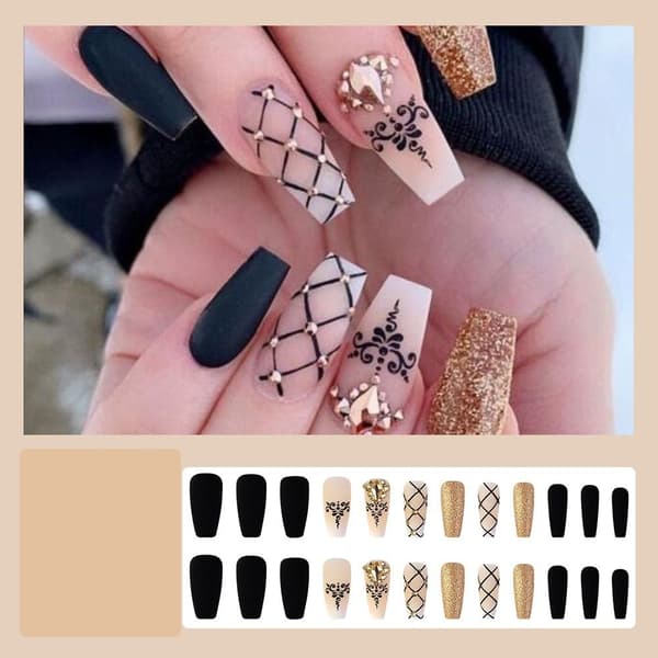 Fake Nails Kort T-form 2 2 2
