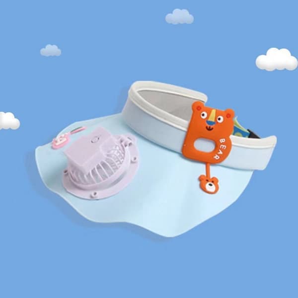 USB Viftehatt Solhatt ROSA Pink