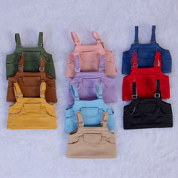 Doll Suspender Kjol Dockoutfit ROSA pink
