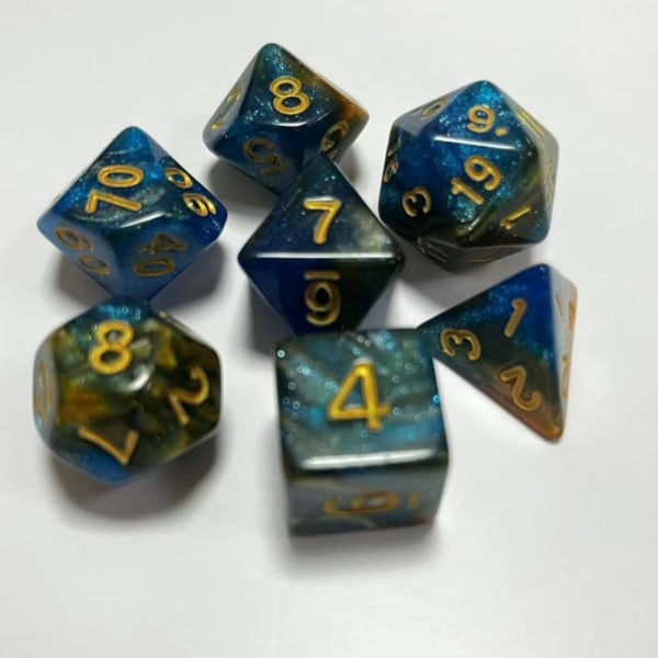 7 kpl / set DND Dice Polyhedral Dice 06 06 06