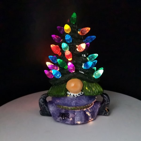 Pygmy Tree Lighted Ornament Santa Claus Glödande Dekoration 1 1 1
