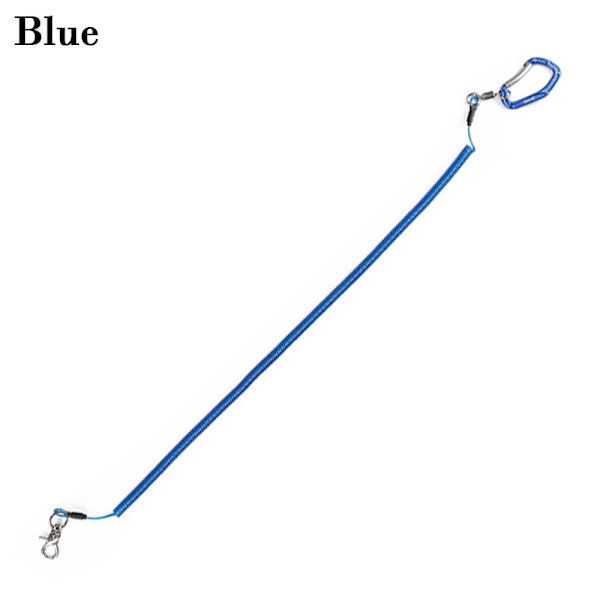 Spring Elastiskt rep Bärbara fiskelinor BLÅ BLÅ Blue