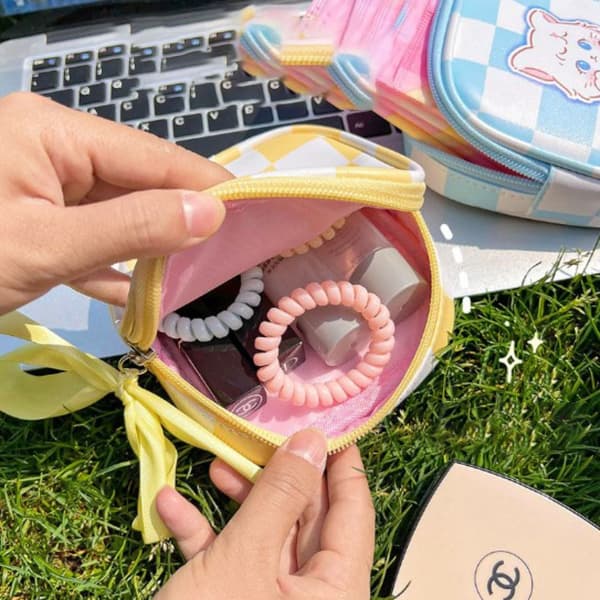 Cartoon Makeup Organizer Bärbara vattentäta förvaringsväskor BLÅ Blue