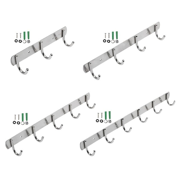 Håndkleholder Nøkkelholder 4 KROKER 4 KROKER 4 hooks